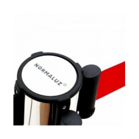 Separatore NMZ Estensibile Rosso Argentato Acciaio inossidabile 2 m