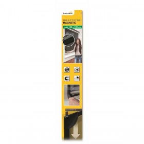 Zanzariera Schellenberg Magnetico Con cornice Fibra di Vetro Antracite (100 x 120 cm)