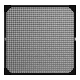 Zanzariera Schellenberg Magnetico Con cornice Fibra di Vetro Antracite (100 x 120 cm)
