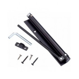 Chiudiporta Micel MC02 NE m57202 Nero Alluminio 165 mm 20 x 3 cm Bacino