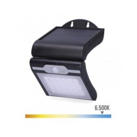 Applique da Parete EDM 31847 Nero 2 W 220 lm Sensore di Movimento Solare (6500 K)