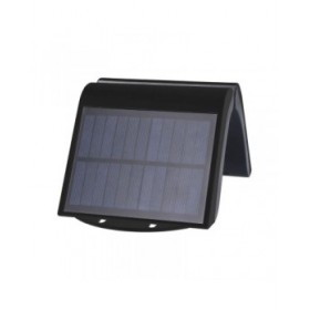 Applique da Parete EDM 31847 Nero 2 W 220 lm Sensore di Movimento Solare (6500 K)