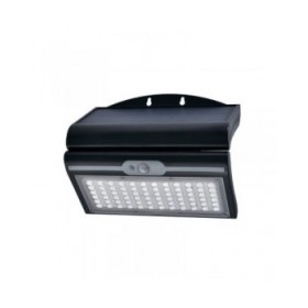 Applique da Parete EDM 31849 Nero 6 W 430 Lm 6500 lm Sensore di Movimento Solare (6500 K)