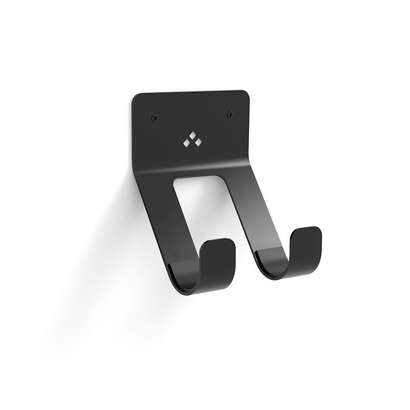 Supporto da Parete Rei 8075 Acciaio 14,5 x 12,5 x 6 cm Skateboard Nero