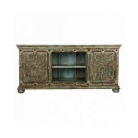 Credenza Alexandra House Living Azzurro Legno di mango 45 x 76 x 165 cm