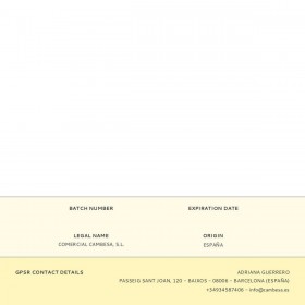 Paletta Cambesa Scatola della persiana Beige Plastica (151 x 125 mm)