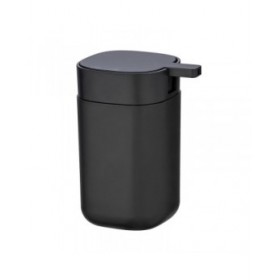 Dispenser di Sapone Wenko Nero opaco Plastica 350 ml