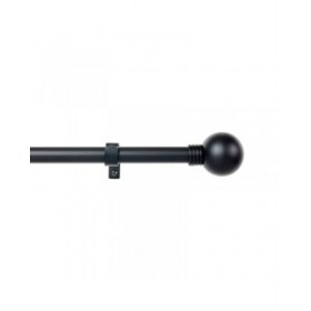 Bastone per Tende Stor Planet Cintacor Sfera 160-300 cm Nero Metallo