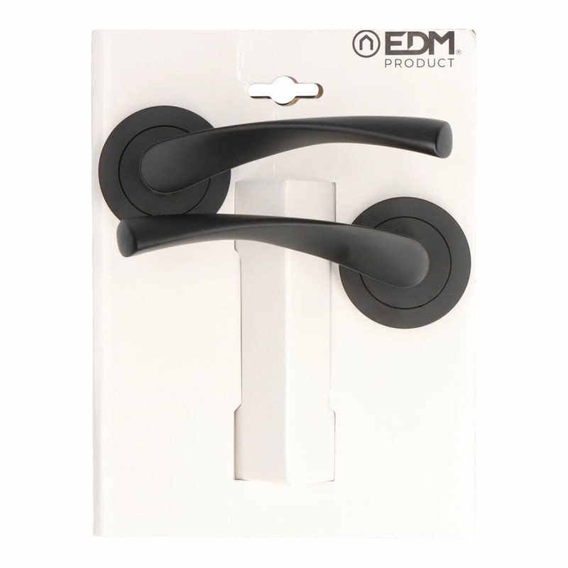Maniglia con rosetta EDM 85440 707 Alluminio Ø 50 mm