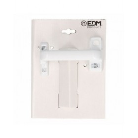 A manovella EDM 85455 6801 Bianco Alluminio Destra Chiusura a scatto