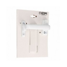 A manovella EDM 85455 6801 Bianco Alluminio Destra Chiusura a scatto