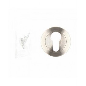Buco della serratura EDM 85448 Pera 707 Alluminio nichel Ø 50 x 10 mm