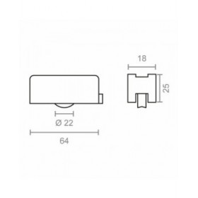 Battistrada EDM 85468 Alugom 400 rd20 Nylon 64 x 25 mm (2 Unità)
