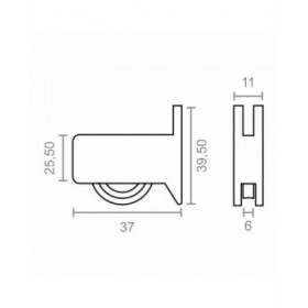 Battistrada EDM 85471 CO-22 rd08 Nylon 37 x 39,5 mm (2 Unità)