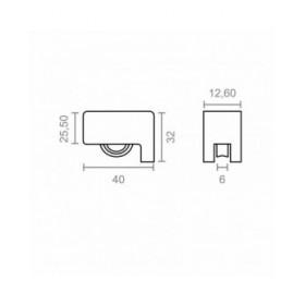 Battistrada EDM 85475 Inasa 163 rd09 Nylon 40 x 33,5 mm (2 Unità)