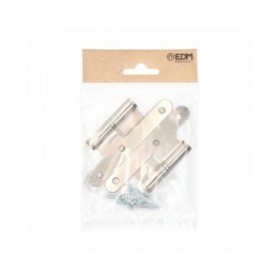 Cerniera EDM 85481 PN04 Acciaio 100 x 58 mm Sinistra