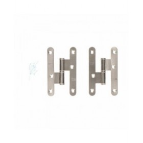 Cerniera EDM 85483 PN07 Acciaio inossidabile 100 x 58 mm Sinistra