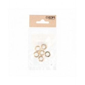 Rondelle EDM OV02 Ovale Cerniere Ottone Ø 14 mm 14 x 9 x 2 mm