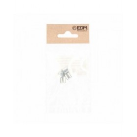 Blocco quadrato per serratura EDM 85489 CDD07 Acciaio 8 x 15 mm Riduttore (4 Unità)