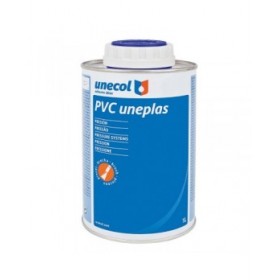 Adesivo per tubi in PVC Unecol Uneplas A2040 Pennello 1 L