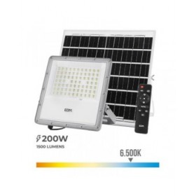 Faro Proiettore EDM 31855 200 W 1500 lm Telecomando Pannello solare (6500 K)