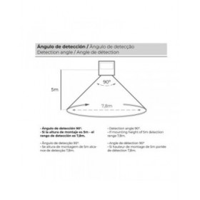 Faro Proiettore EDM 31855 200 W 1500 lm Telecomando Pannello solare (6500 K)
