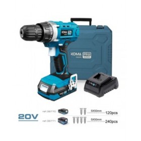 Set trapano e accessori Koma Tools Pro Series Cacciavite 40 Pezzi