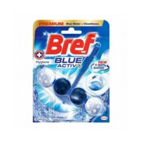 Deodorante per WC Bref Blue Activ Aqua Cartello da Porta 125 ml