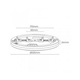 LED Downlight da Incasso EDM 31508 F 20 W 2050 Lm Regolabile (3200-6400 K)