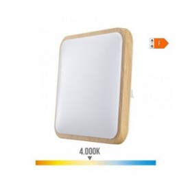 Applique Plafoniera LED EDM 32541 F 18 W 1820 Lm Quadrato Superficie (4000 K)