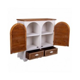 Credenza Alexandra House Living Ferro Legno di abete 35 x 90 x 90 cm