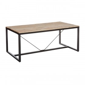 Tavolo da Pranzo Atmosphera Edena Naturale Marrone Legno di acacia (180 x 90 x 75 cm)