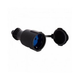 Base della spina Solera 5707c 250 V Nero Con coperchio 4,8 mm 16 A IP44