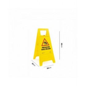 Pannello pieghevole precauzione pavimento bagnato Normaluz Giallo 30 x 21 x 62 cm