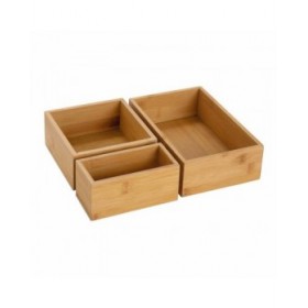 Scatole per conservare Andrea House ax73022 30 x 23 x 7 cm (3 Pezzi)