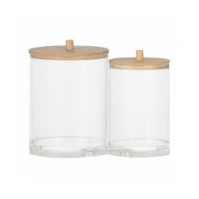 Set di Barattoli Andrea House ba72112 Acrilico ø 15 x 12 cm
