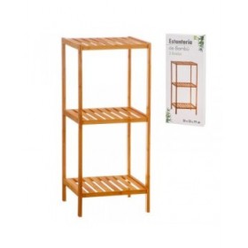 Scaffale da Bagno Caison Bambù 3 Mensole 34 x 33 x 79 cm
