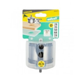 Sega a tazza Wolfcraft Professional 2220000 Ø 28-74 mm