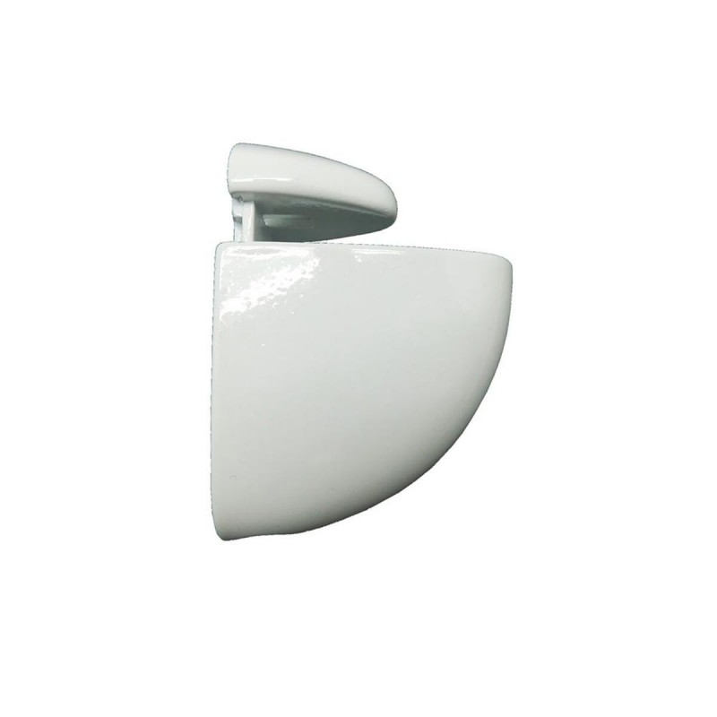 Staffe e supporti per mensole Micel SP08 Bianco Zamak 42 x 53 mm (2 Unità)