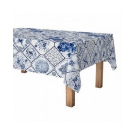 Rotolo di tovaglia Exma Antimacchia Azzurro Ceramica 140 cm x 25 m