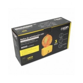 Faro EDM 36374 PVC 8000 Lm 18,6 x 9,5 x 37 cm Segnaletica di sicurezza Costruzioni
