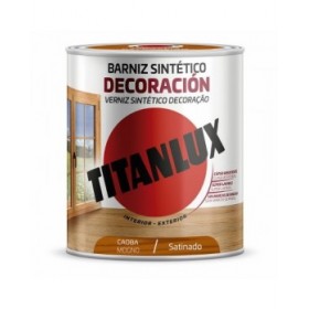 Vernice sintetica Titanlux m11100434 Decorazione Raso Mogano 750 ml