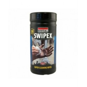 Bustine con Salviette Sterili per Pulire (Pacco) Soudal Swipex XXL 113551 (100 Unità)