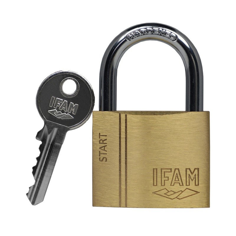 Lucchetto con chiave IFAM SR40 Ottone Acciaio
