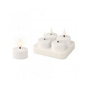 Candela LED Lumineo 485346 Bianco Ricaricabile Interno (4 Unità)