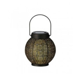 Lanterna Lumineo 897539 Solare 16 cm Nero Metallo