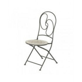 Sedia da giardino EDM 899264 Ferro 39 x 47 x 94 cm Bistro