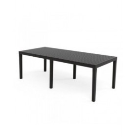 Tavolo da Pranzo IPAE Progarden Indo ind012an Estensibile Antracite 220 x 90 x 72 cm