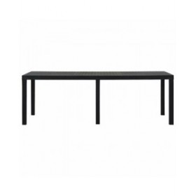 Tavolo da Pranzo IPAE Progarden Indo ind012an Estensibile Antracite 220 x 90 x 72 cm