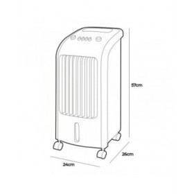 Climatizzatore Portatile EDM 33516 80 W 3,6 L